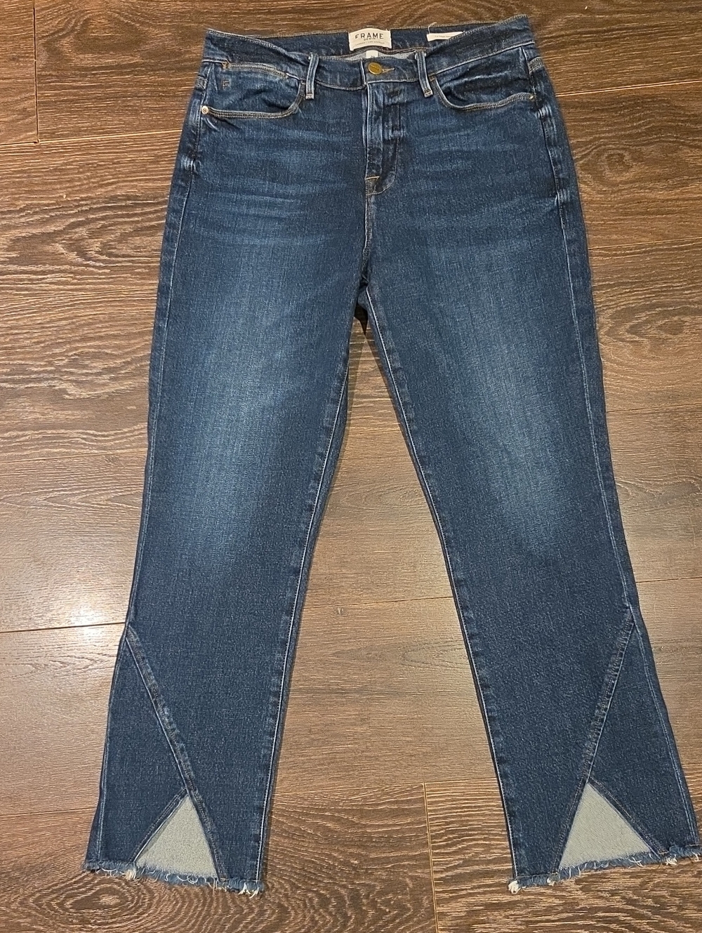 ❤️ FRAME DENIM LE HIGH STRAIGHT JEANS IN KINGSWAY WASH, 8 (29)